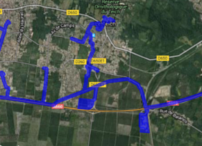 Cartographie réseaux haut débit Le Teich
