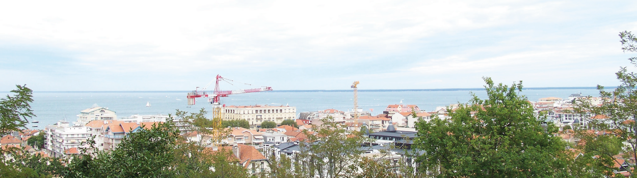 Arcachon vue d'en haut