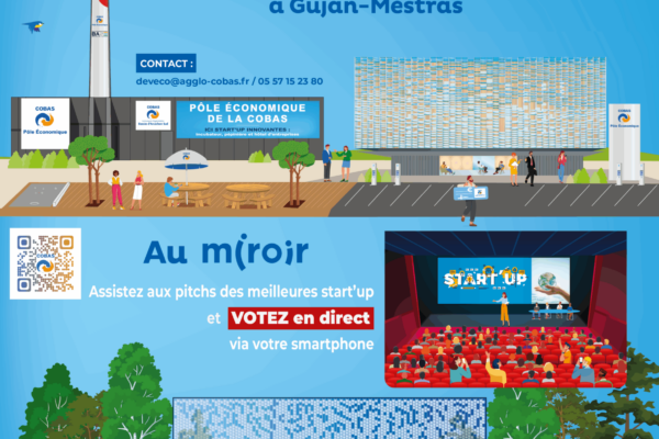 Affiche La COBAS'Innovation 2025 avec QR code